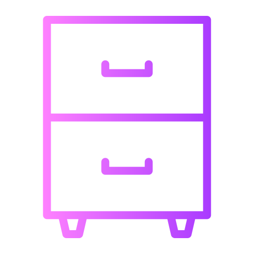 szuflada szafki Generic gradient outline ikona