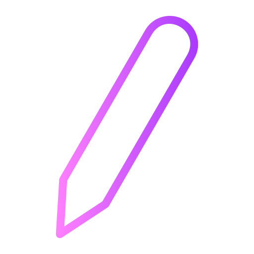 penna Generic gradient outline icona