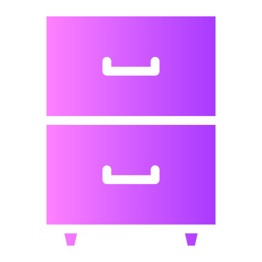 Cabinet drawer Generic gradient fill icon