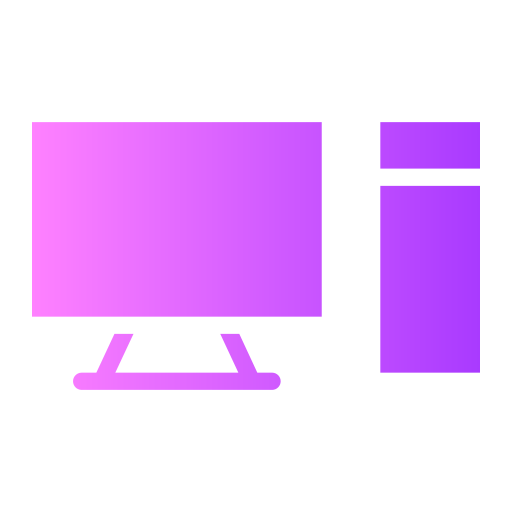 computer Generic gradient fill icona