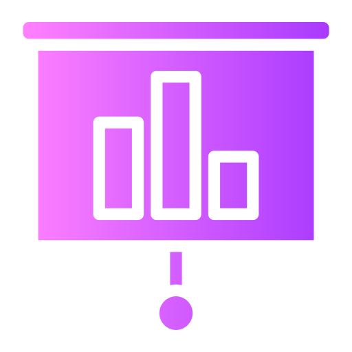 staafdiagram Generic gradient fill icoon