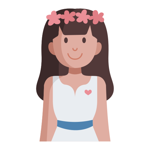 Bridesmaid Generic color fill icon