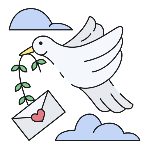 palomas Generic color lineal-color icono