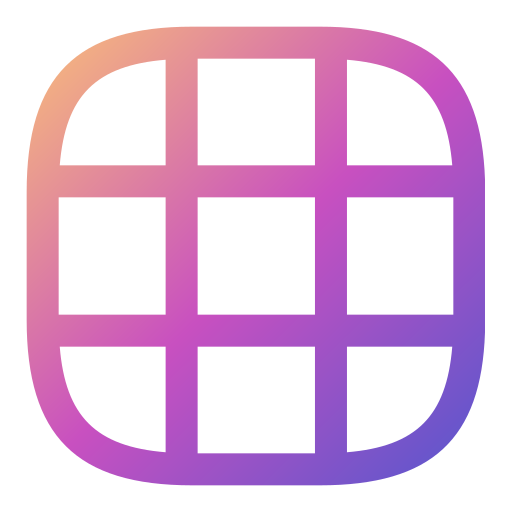layout Generic gradient outline icon