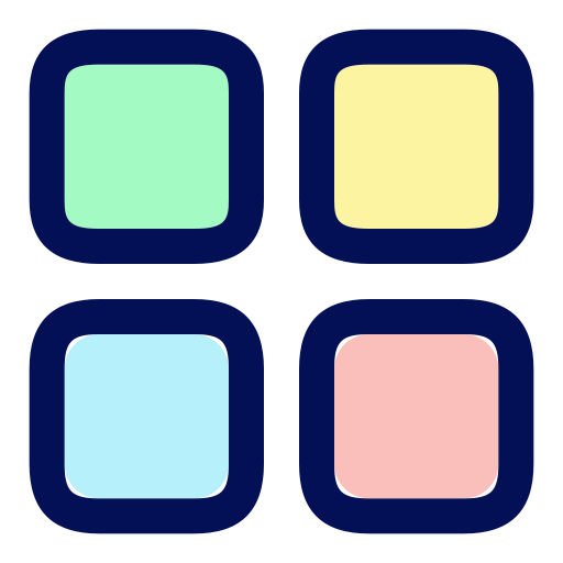 mise en page Generic color lineal-color Icône