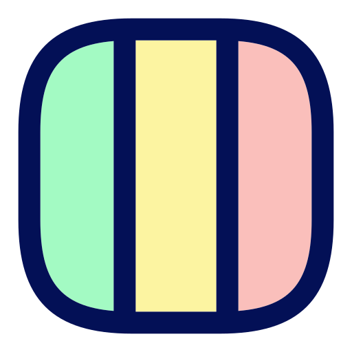 mise en page Generic color lineal-color Icône