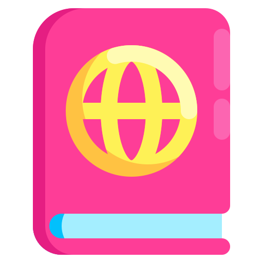 passeport Generic color fill Icône