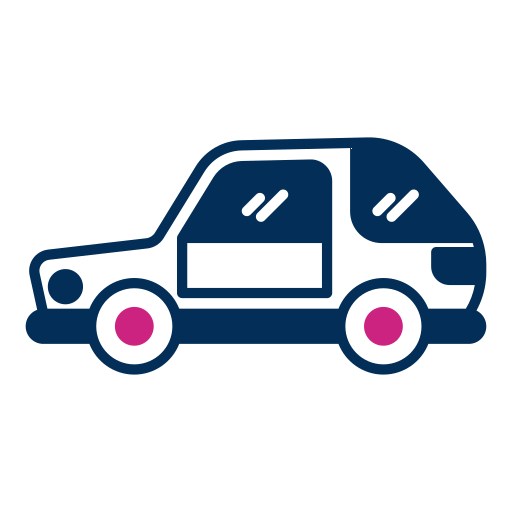 Hatchback Generic color lineal-color icon