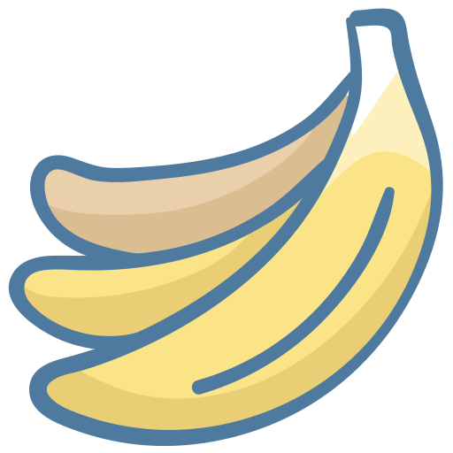 plátanos Generic color hand-drawn icono