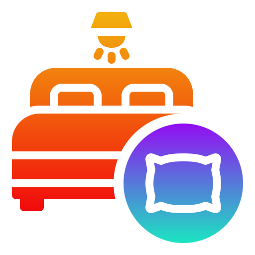 Bed Generic gradient fill icon