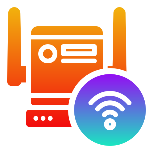 wi-fi Generic gradient fill Ícone