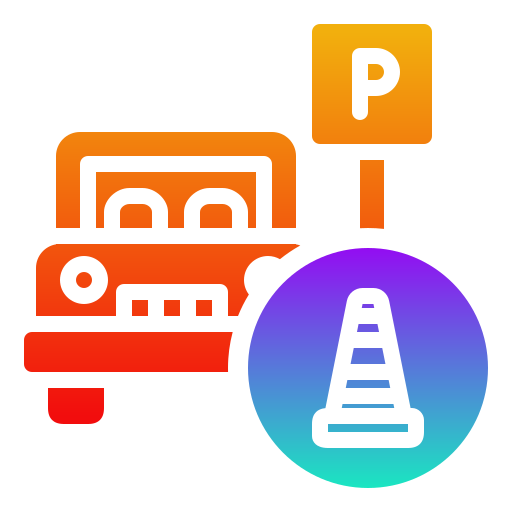 Car park Generic gradient fill icon