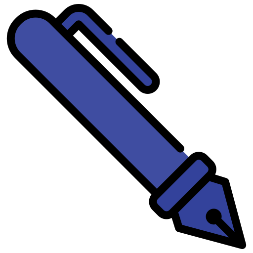 Fountain pen Generic color lineal-color icon