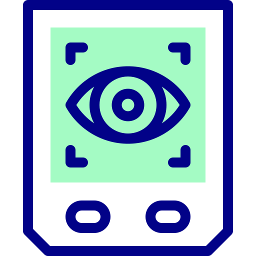 Eye sensor Detailed Mixed Lineal color icon
