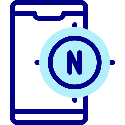 nfc Detailed Mixed Lineal color icon