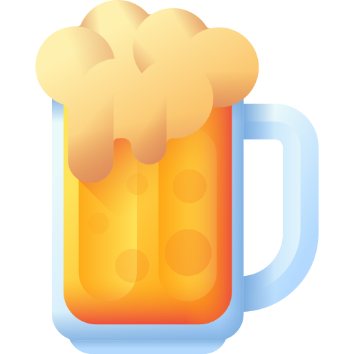 birra 3D Color icona