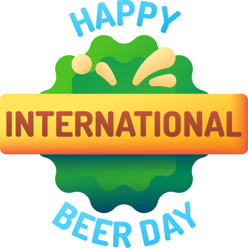 dia internacional de la cerveza 3D Color icono