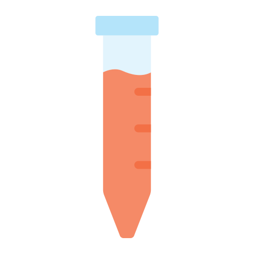 tubo de ensayo Generic color fill icono