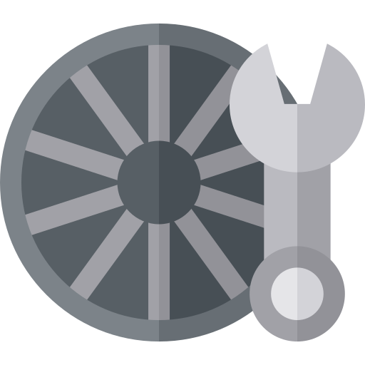 Aircraft maintenance Basic Straight Flat icon