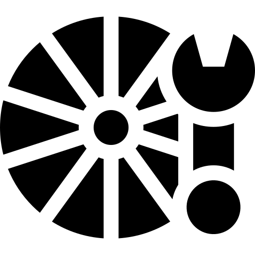 Aircraft maintenance Basic Straight Filled icon