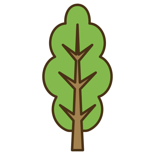 나무 가지 Generic color lineal-color icon