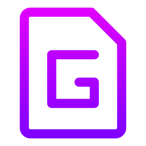 gif Generic gradient outline icon