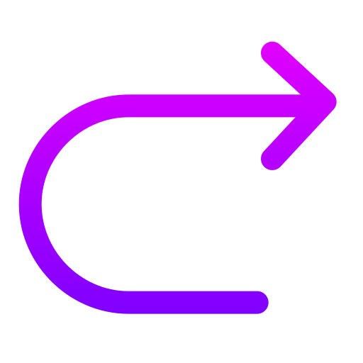 실행 취소 Generic gradient outline icon