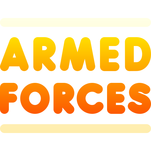 fuerzas armadas Basic Gradient Gradient icono