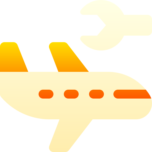 Техническое обслуживание самолетов Basic Gradient Gradient иконка