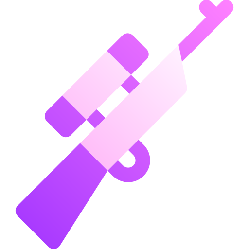 Снайперская винтовка Basic Gradient Gradient иконка