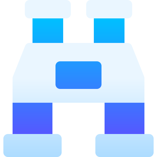 jumelles Basic Gradient Gradient Icône