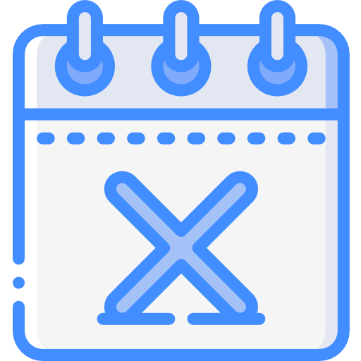 kalender Basic Miscellany Blue icoon