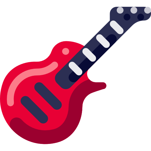 Electric guitar Adib Sulthon Flat icon