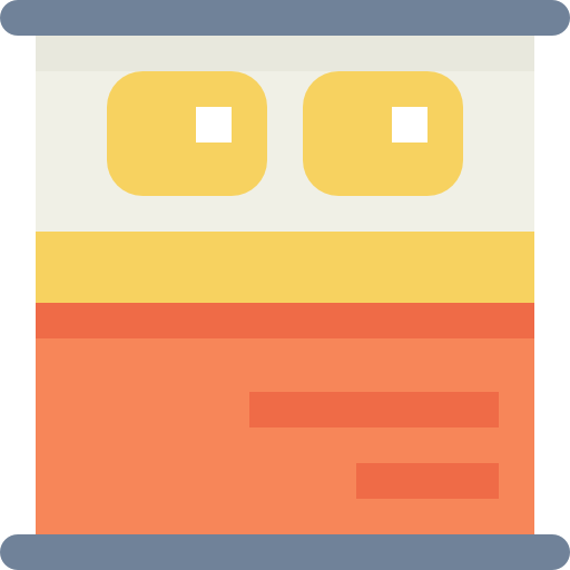 ダブルベッド Pixelmeetup Flat icon