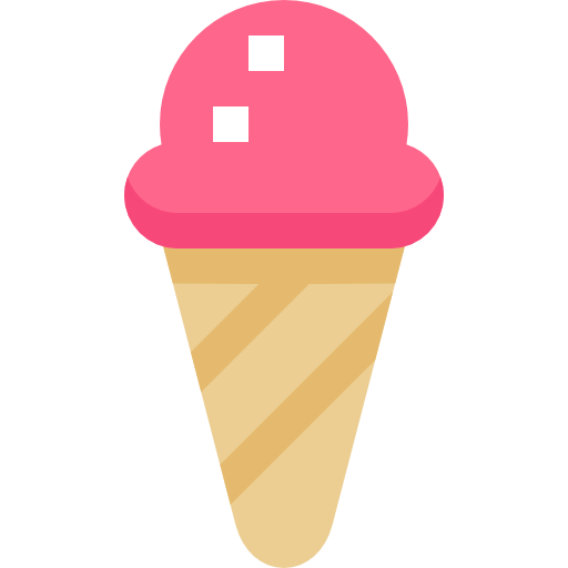 アイスクリーム Pixelmeetup Flat icon