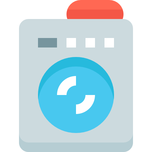 servicio de lavandería Pixelmeetup Flat icono