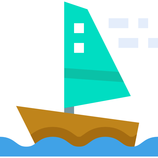 Парусная лодка Pixelmeetup Flat иконка