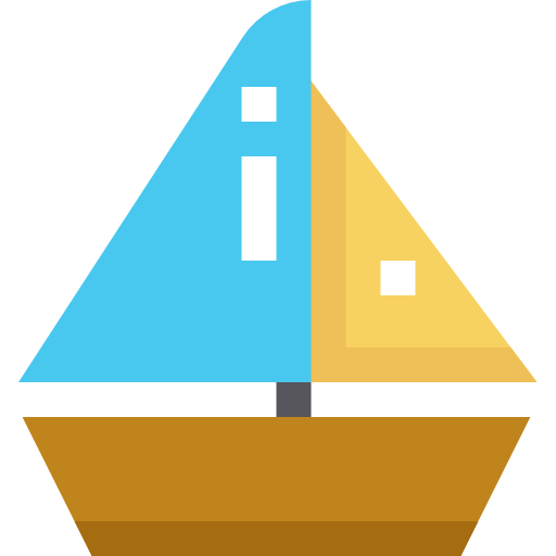 Sailboat Pixelmeetup Flat icon