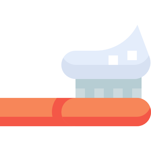 cepillo de dientes Pixelmeetup Flat icono