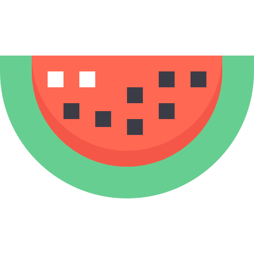Watermelon Pixelmeetup Flat icon