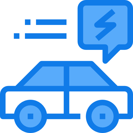 Eco car Justicon Blue icon