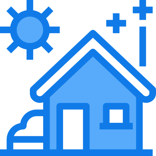 주택 Justicon Blue icon