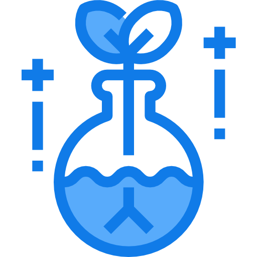 scheikunde Justicon Blue icoon