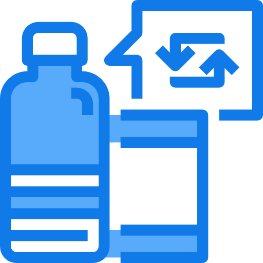 recyceln Justicon Blue icon