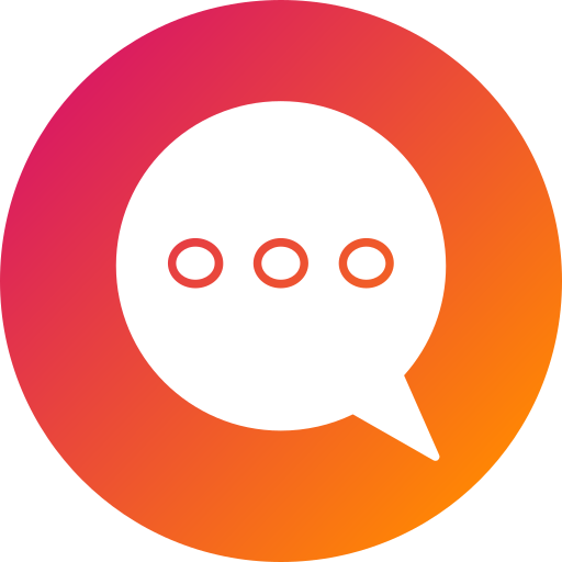 Chat Generic gradient fill icon