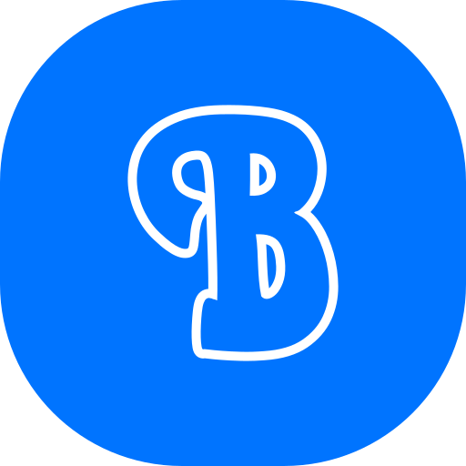 Letter b Generic color fill icon