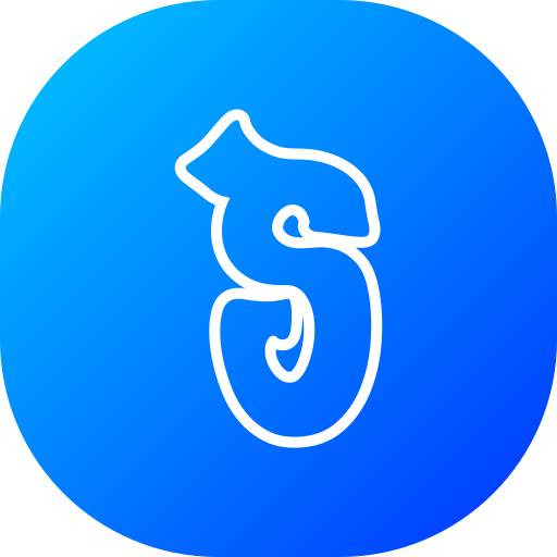 Letter s Generic gradient fill icon