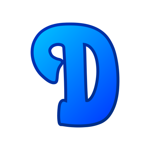 buchstabe d Generic gradient lineal-color icon