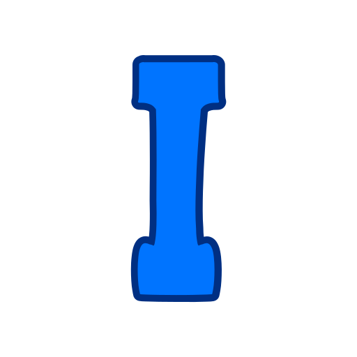 文字i Generic color lineal-color icon