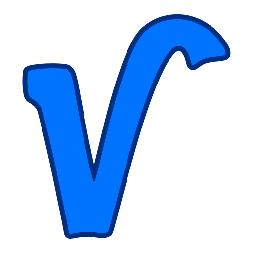 문자 v Generic color lineal-color icon